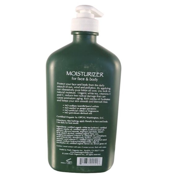 Organic Smooth Shave & Moisturizer Mountain Sage Scent 14.2 oz Certified Organic - Picture 2 of 3